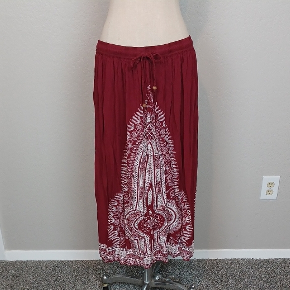 gypsie blu Dresses & Skirts - Gypsie Blu Indian Boho Maxi Skirt Size XL